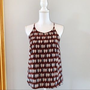 Anthropologie Porridge Layered Swing Tank